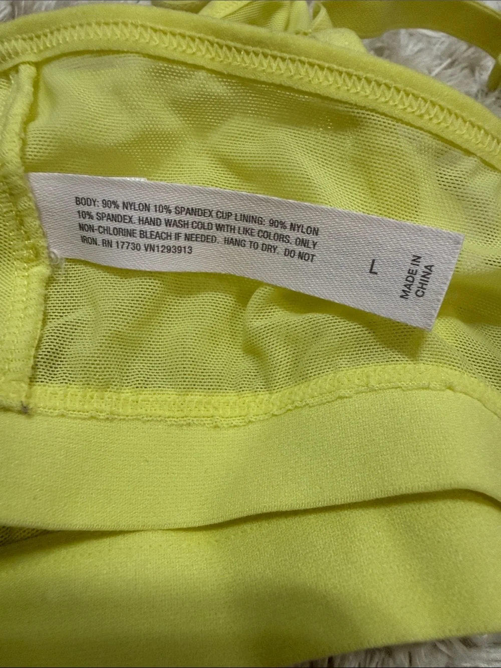 Lightweight Yellow Bralette - Picture 4 of 8